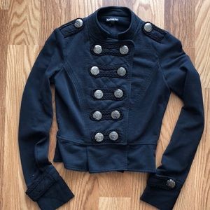 Express military style jacket xs